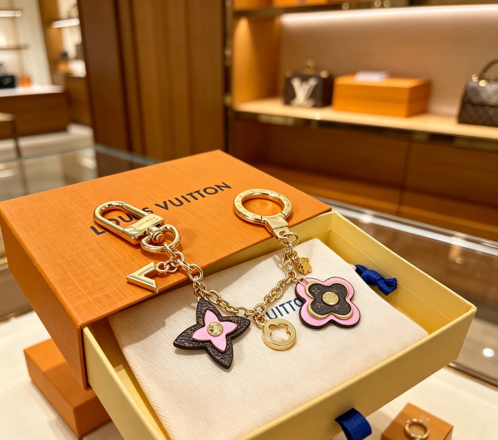 Van Cleef & Arpels Flower Keychain Van Cleef & Arpels Flower Keychain